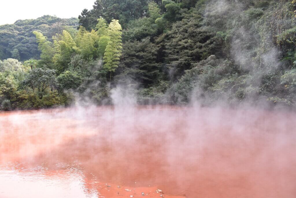 別府地獄めぐり_血の池地獄